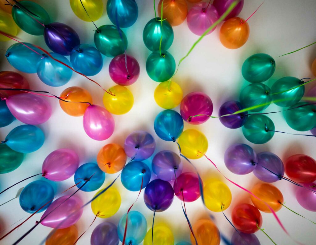 balloons with helium