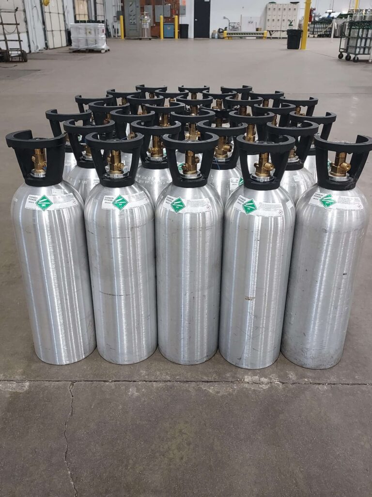 gas cylinders from Helget Gas